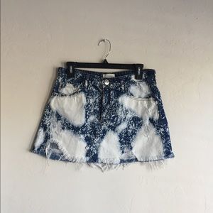 River Island denim mini skirt